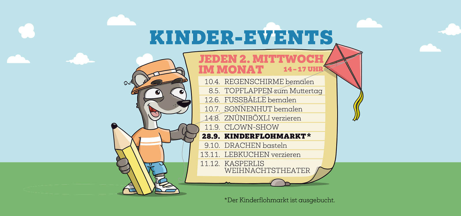 Parkallee Kinderevents 2024 Web Flohmi ausgebucht